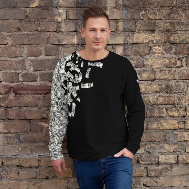 100 Us Dollar Bill Sweater Unisex-Pullover Dollar-Print 100 Us Dollar Bill Sweater Unisex-Pullover Dollar-Print von WRLuxuryGermany