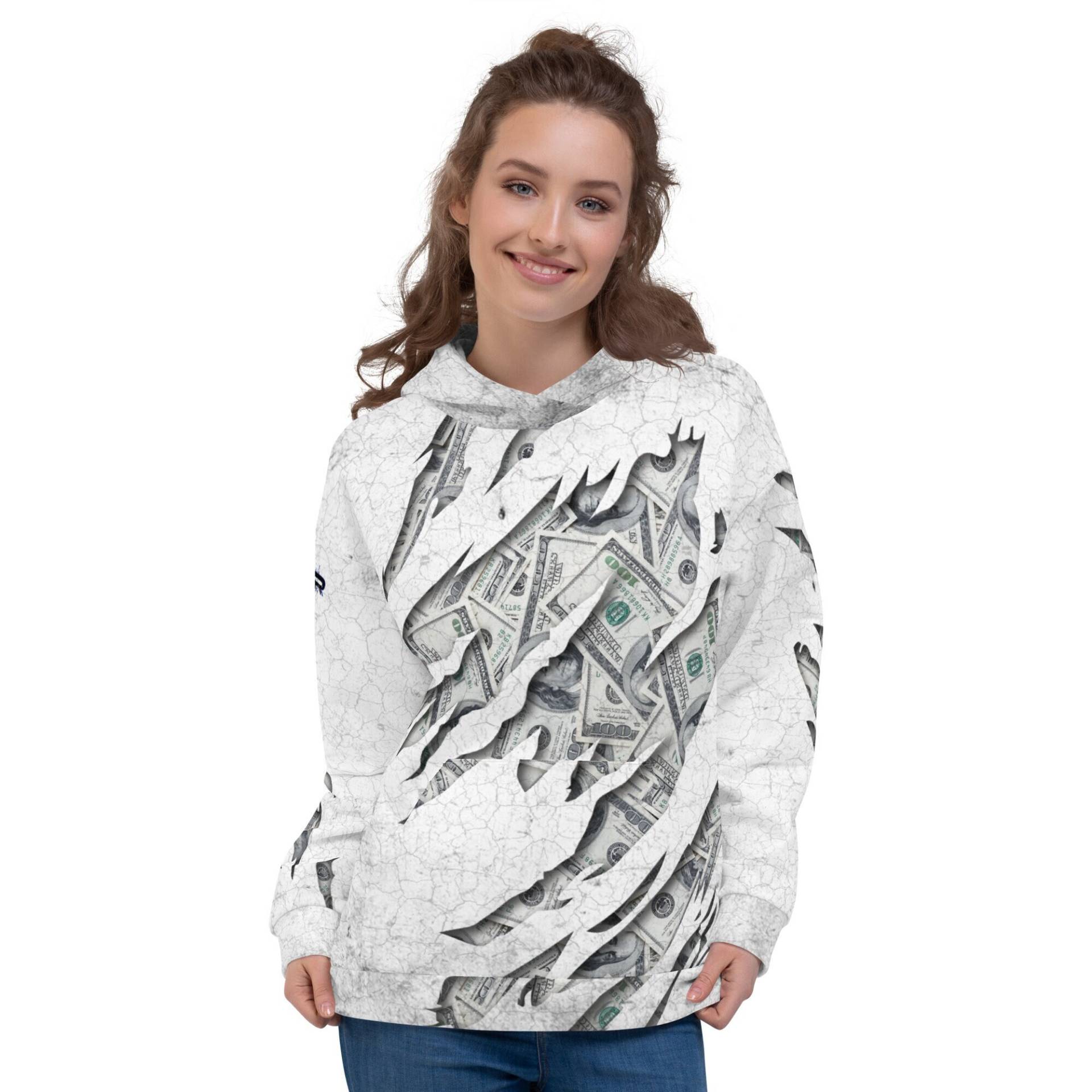 Hoodie Unisex Dollar-Marmor Print Hoodie Unisex Dollar-Marmor Print von WRLuxuryGermany