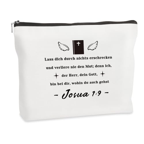 WRNZL Kommunion Geschenke für Mädchen Junge Konfirmation Geschenk Jugendweihe Geschenk Taufgeschenke Christliche Taufe Patentante Patenonkel Patenkind Erstkommunion Geschenke Kosmetiktasche Organizer von WRNZL