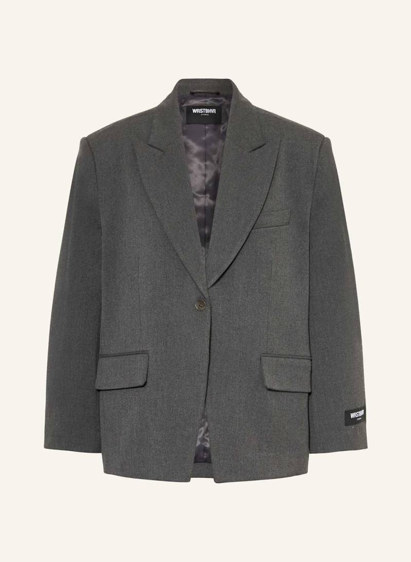Wrstbhvr Blazer Madden grau von WRSTBHVR
