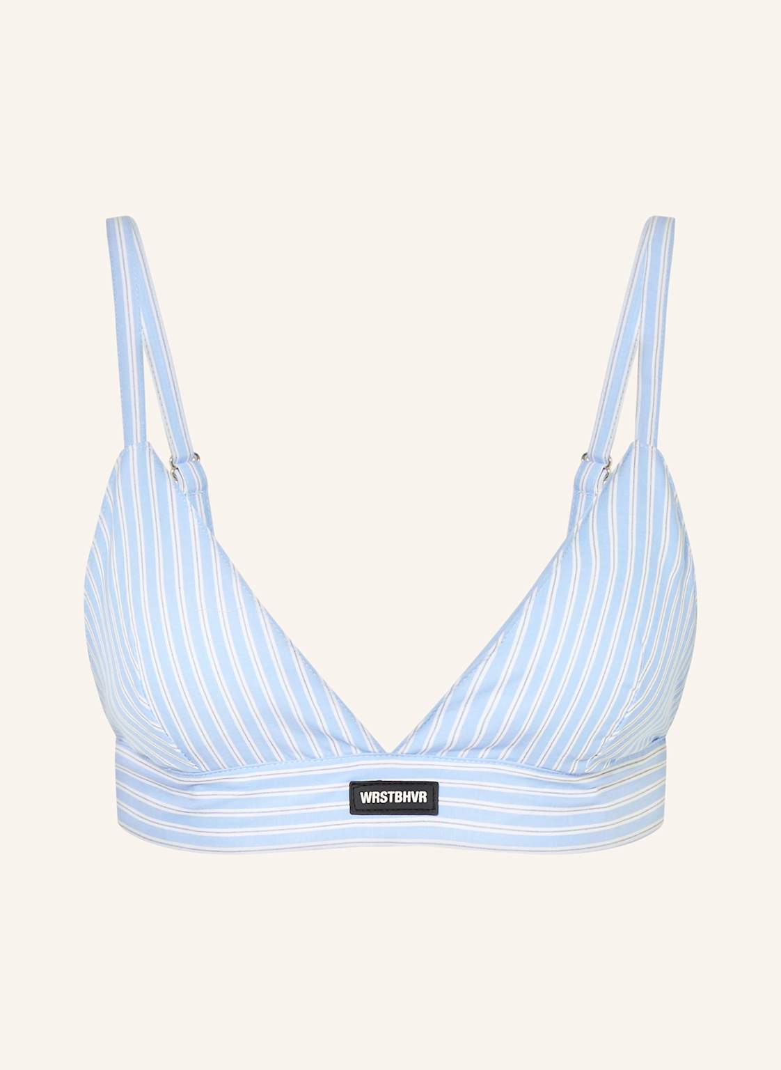 Wrstbhvr Cropped-Top Fritzi blau von WRSTBHVR