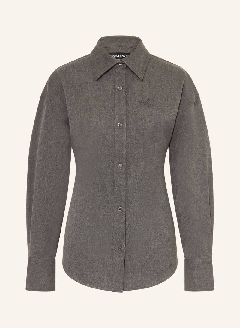 Wrstbhvr Hemdbluse Dorea grau von WRSTBHVR