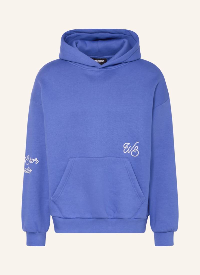 Wrstbhvr Hoodie Gustaf blau von WRSTBHVR