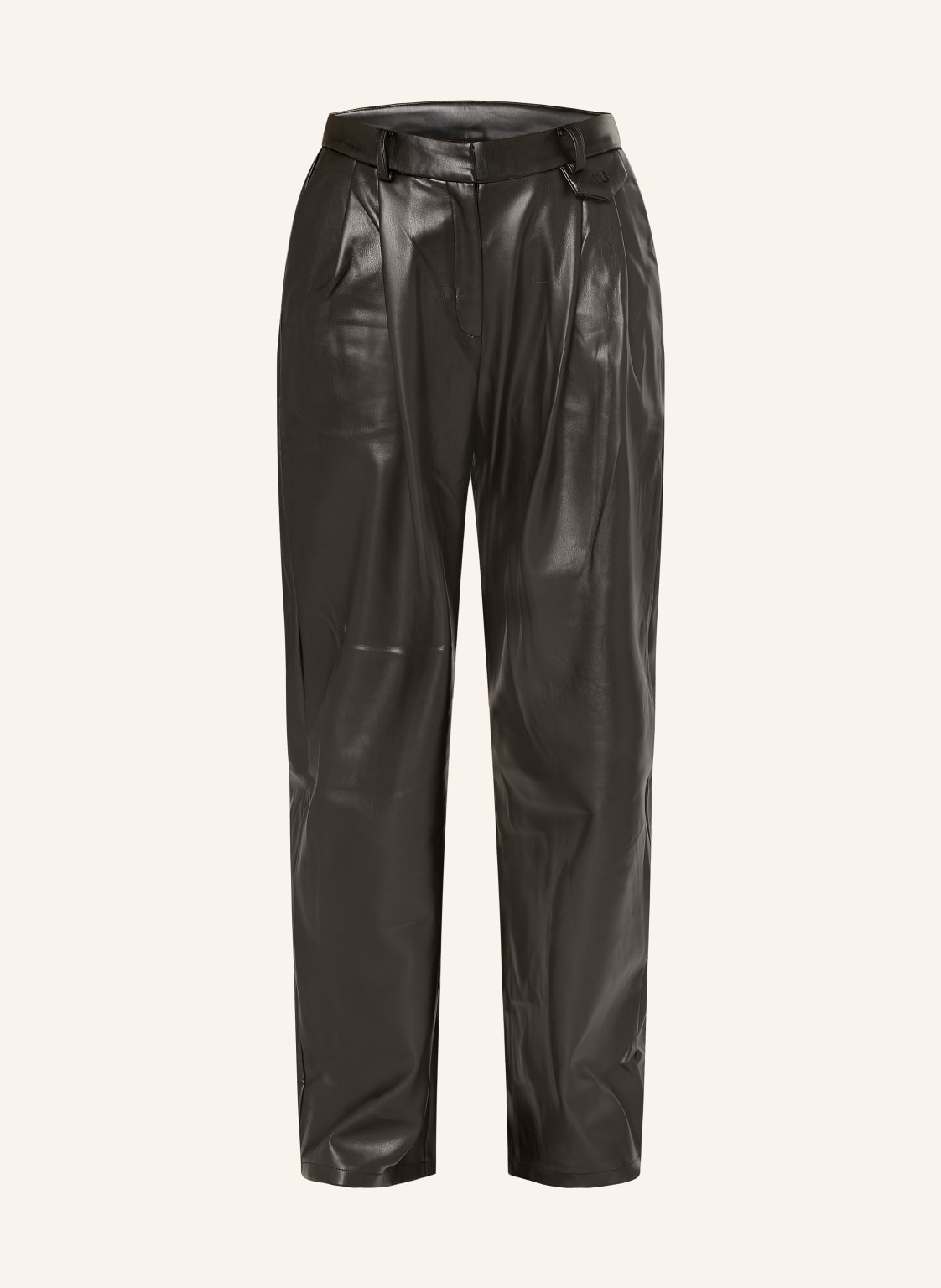 Wrstbhvr Hose Hanka In Lederoptik schwarz von WRSTBHVR