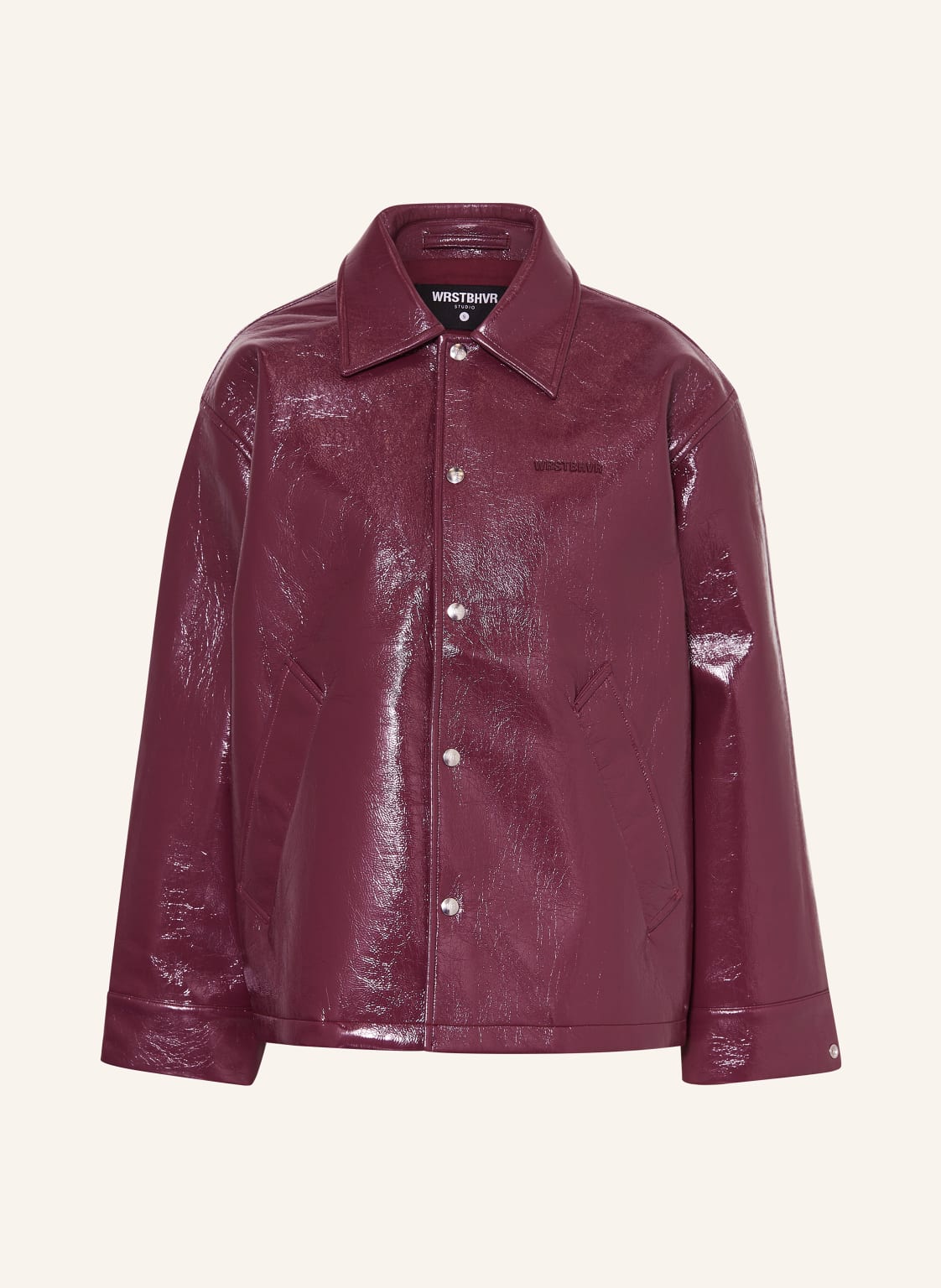 Wrstbhvr Jacke Zaneta In Lederoptik rot von WRSTBHVR