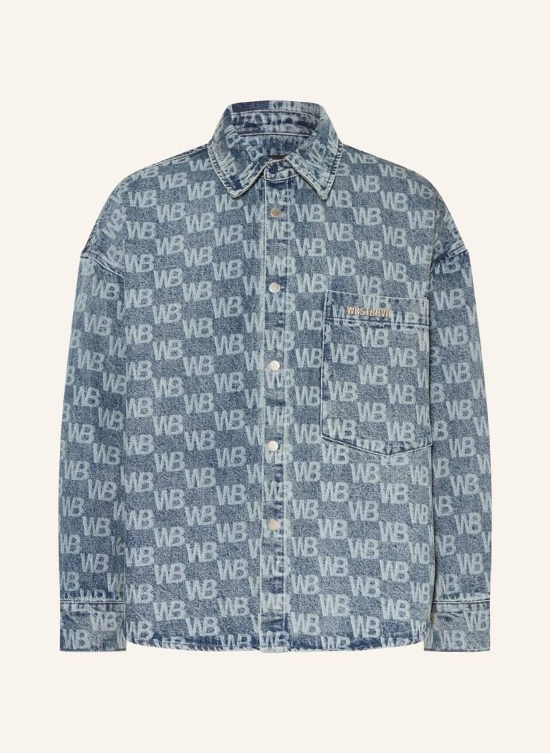 Wrstbhvr Jeans-Overshirt Largo blau von WRSTBHVR