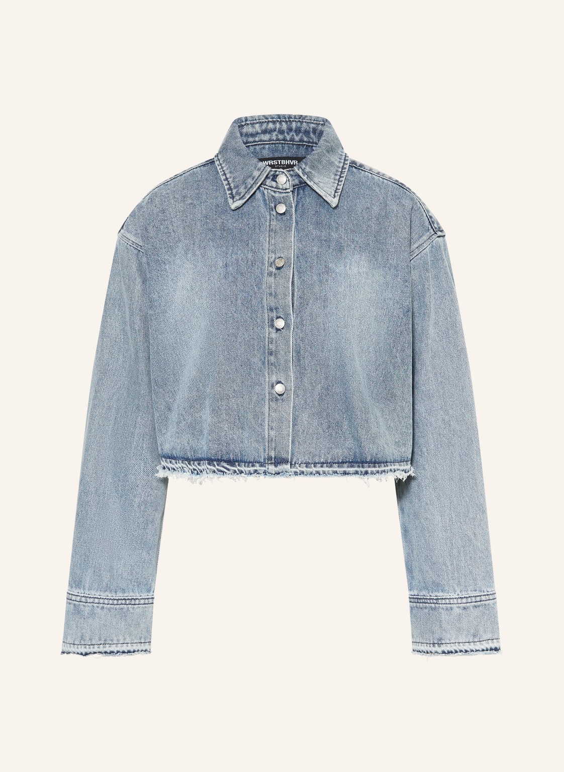 Wrstbhvr Jeansbluse Jella blau von WRSTBHVR