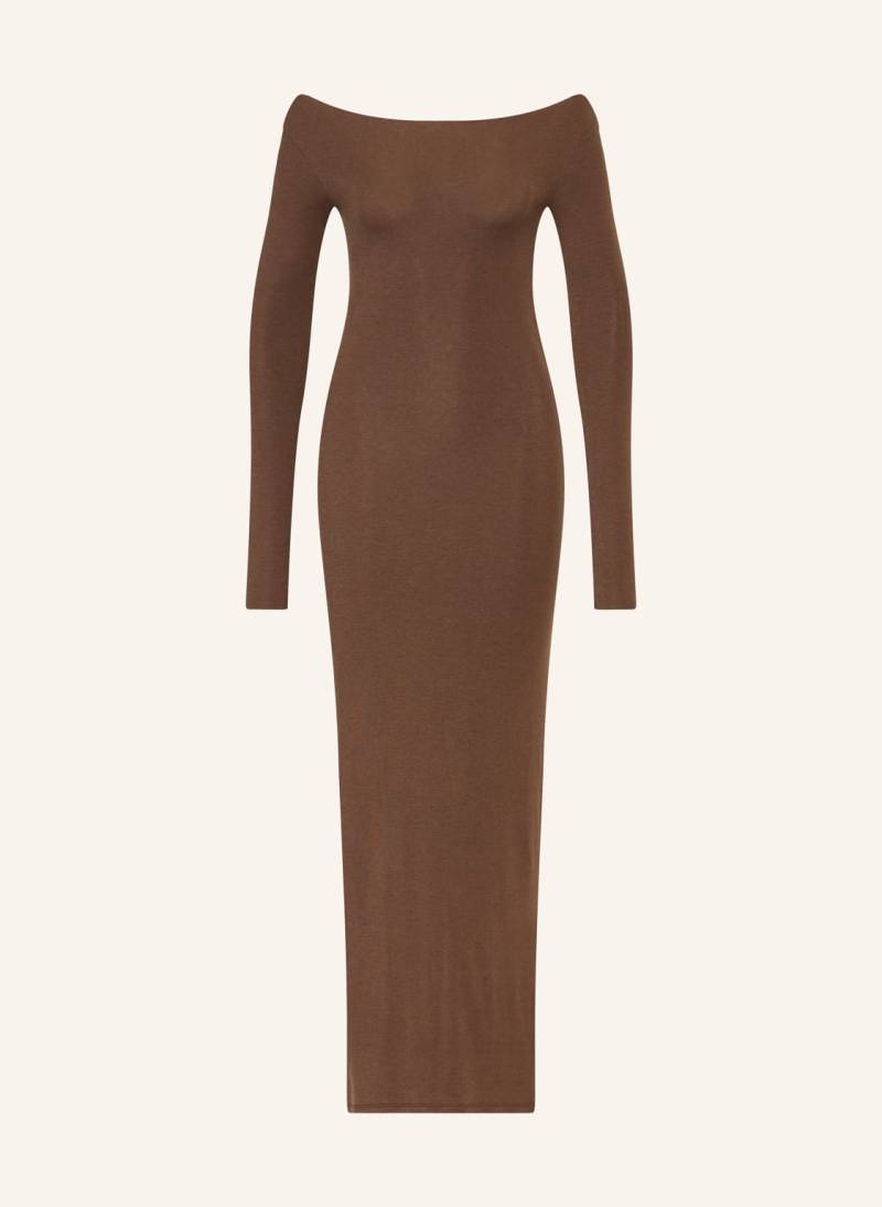 Wrstbhvr Jerseykleid Amber braun von WRSTBHVR