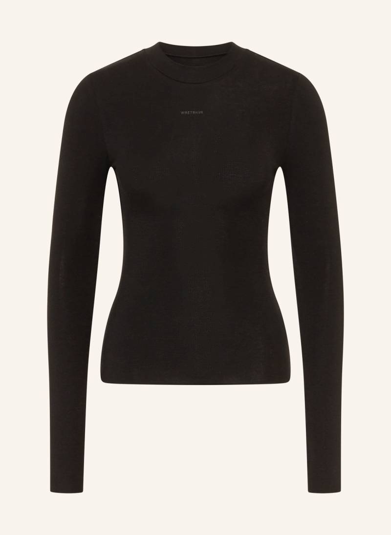 Wrstbhvr Longsleeve Amber schwarz von WRSTBHVR