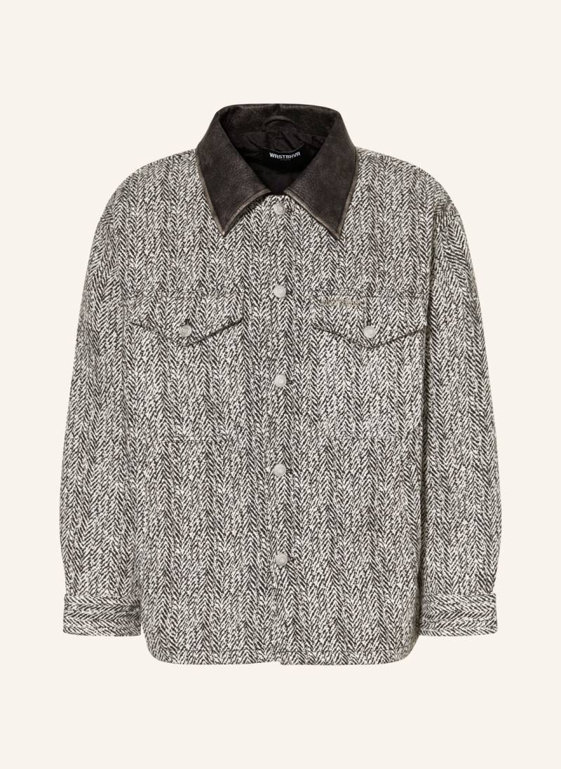 Wrstbhvr Overshirt Chung schwarz von WRSTBHVR