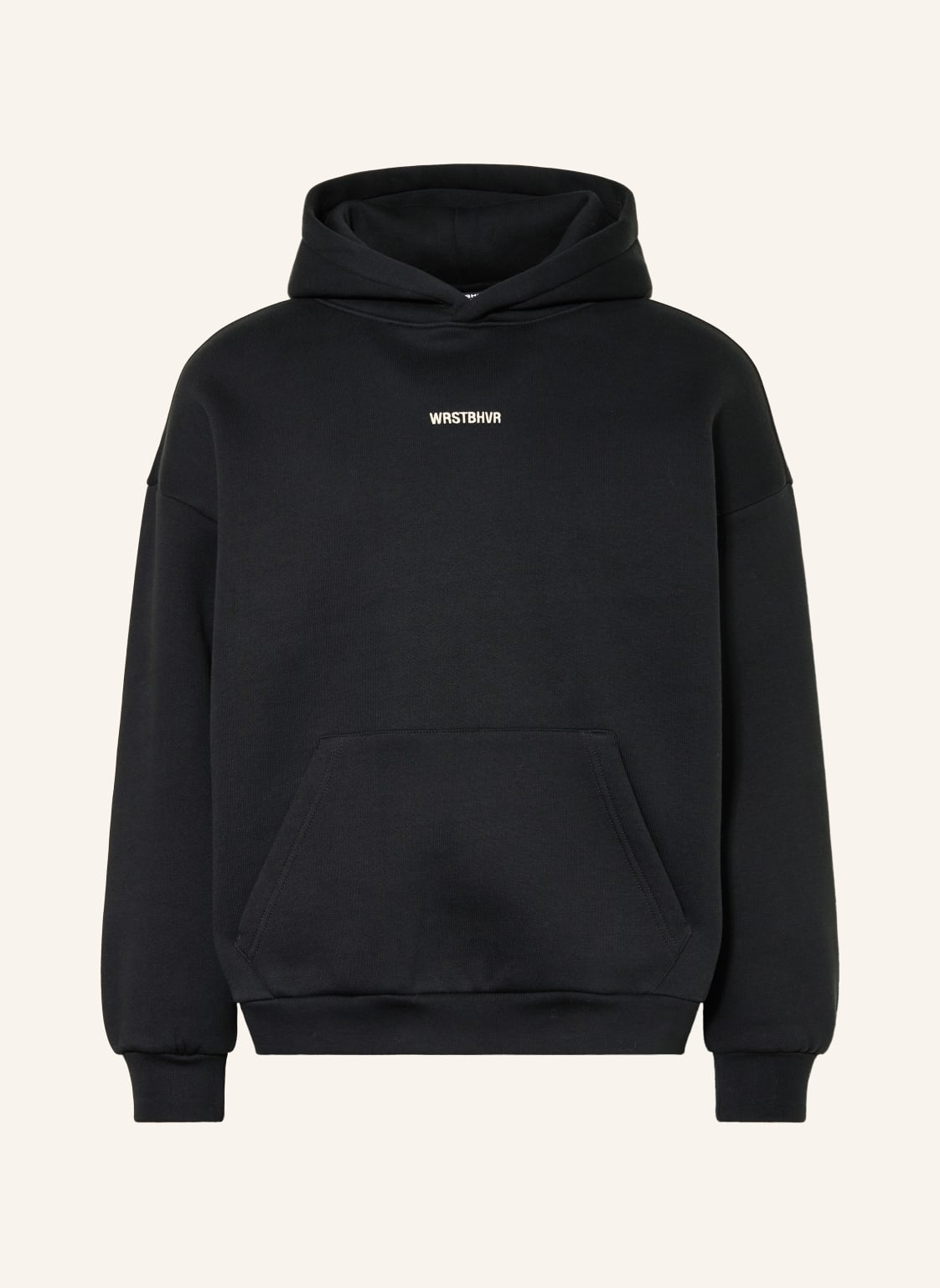 Wrstbhvr Oversized-Hoodie Garm v4 schwarz von WRSTBHVR