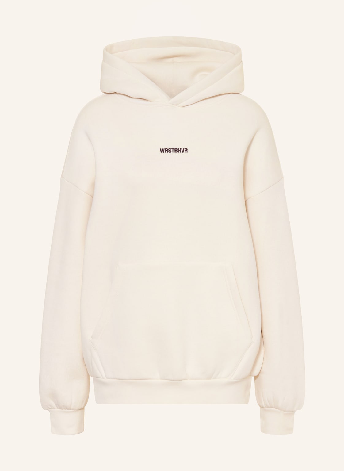 Wrstbhvr Oversized-Hoodie Garm v4 weiss von WRSTBHVR