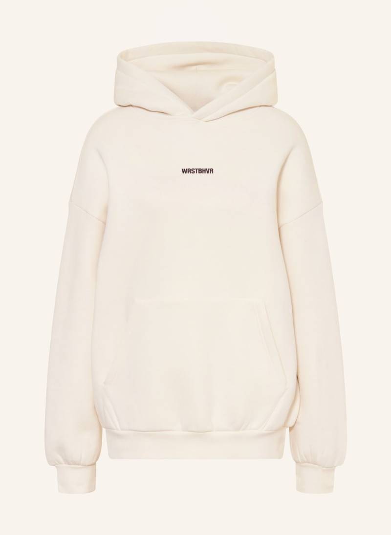 Wrstbhvr Oversized-Hoodie Garm v4 weiss von WRSTBHVR