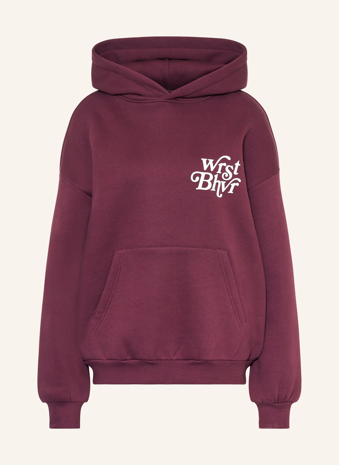 Wrstbhvr Oversized-Hoodie Reen v2 rot von WRSTBHVR