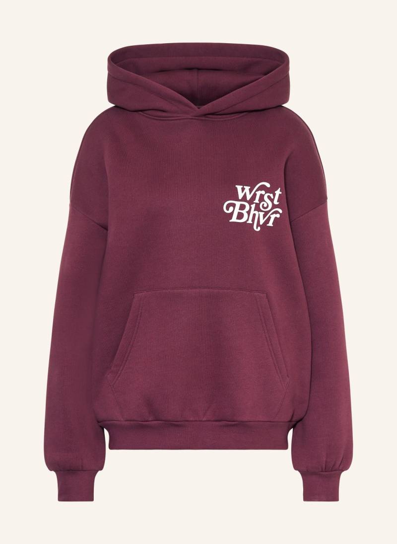 Wrstbhvr Oversized-Hoodie Reen v2 rot von WRSTBHVR
