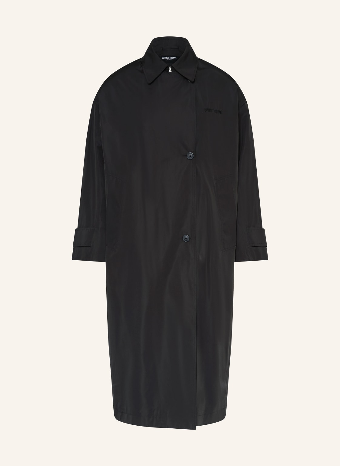 Wrstbhvr Oversized-Mantel Sanders schwarz von WRSTBHVR