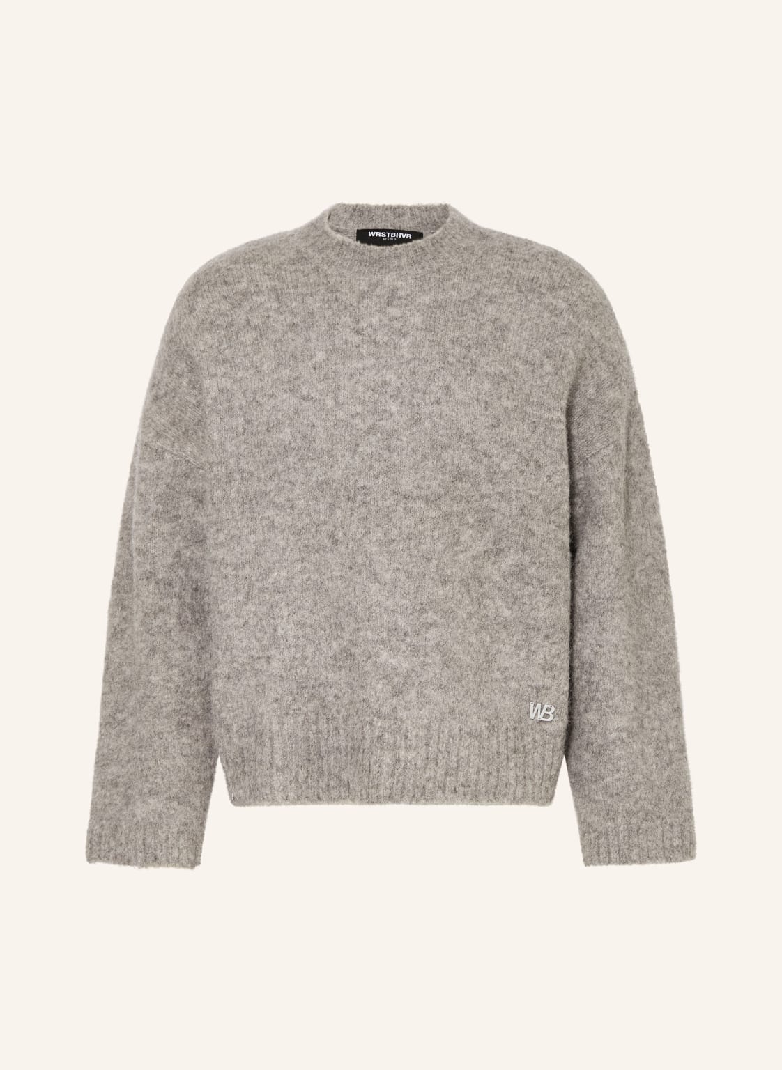 Wrstbhvr Oversized-Pullover Enci grau von WRSTBHVR