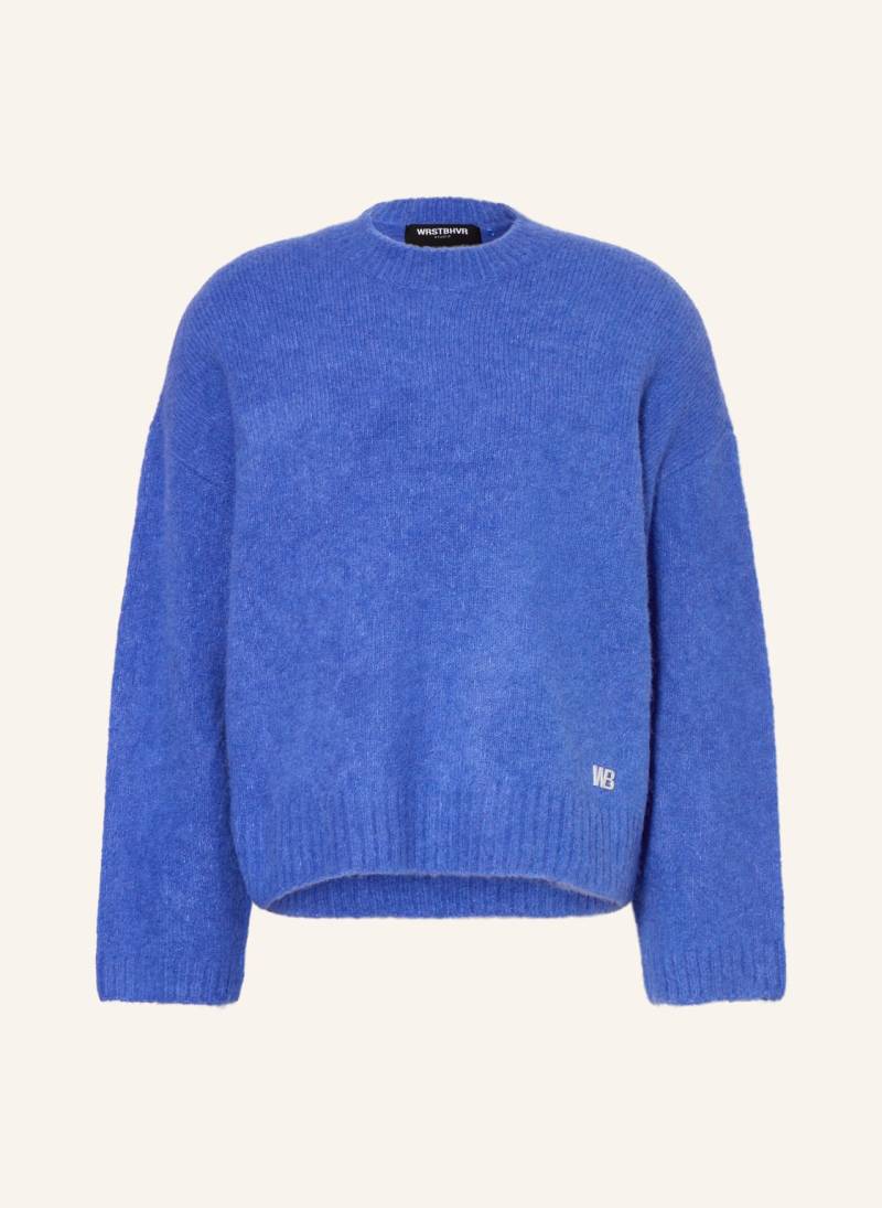 Wrstbhvr Oversized-Pullover Enci v2 blau von WRSTBHVR