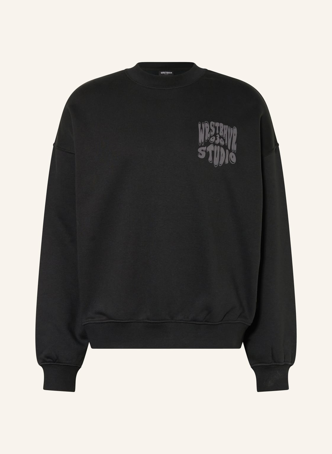 Wrstbhvr Oversized-Sweatshirt Flynn schwarz von WRSTBHVR