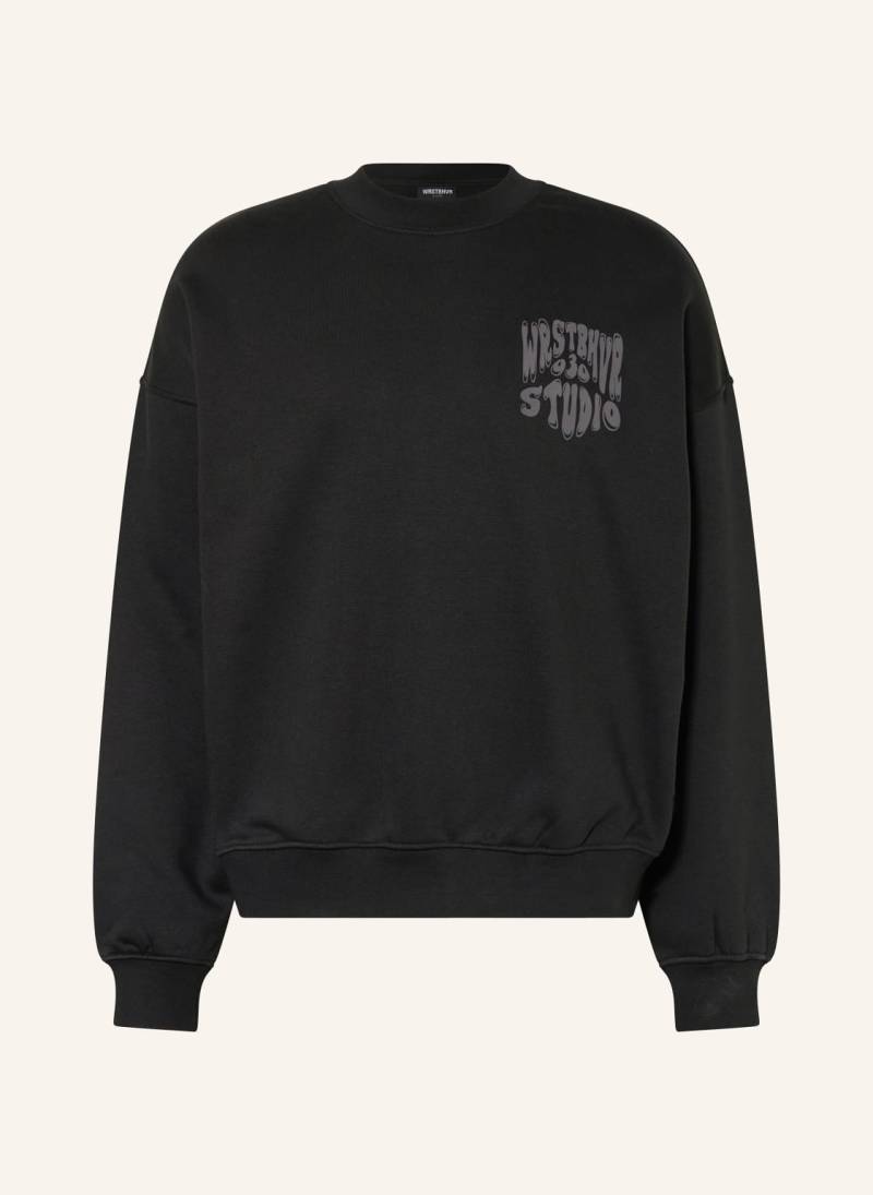 Wrstbhvr Oversized-Sweatshirt Flynn schwarz von WRSTBHVR