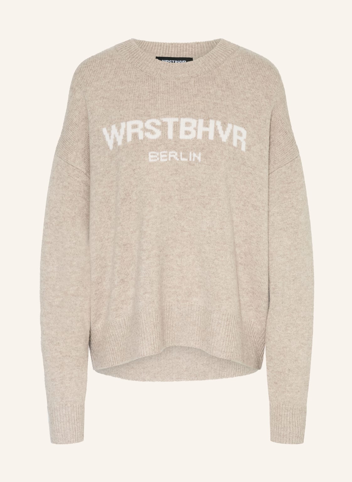 Wrstbhvr Pullover Eliam beige von WRSTBHVR