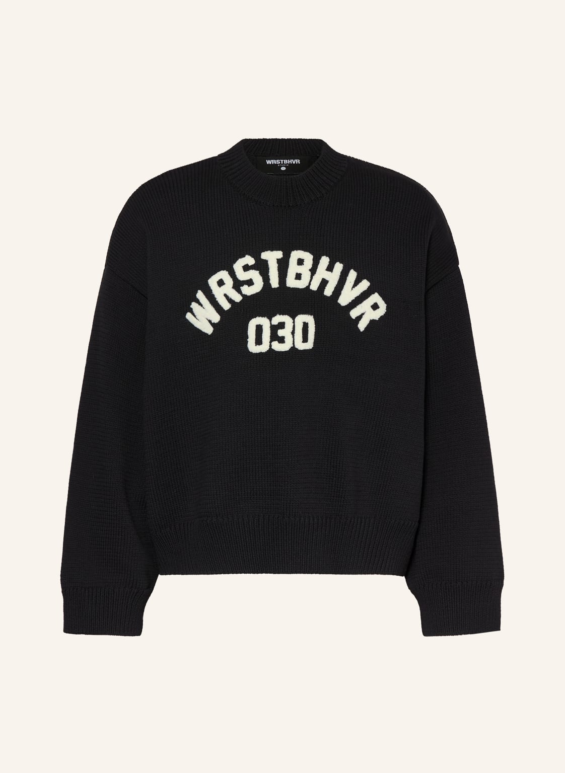 Wrstbhvr Pullover Luna schwarz von WRSTBHVR