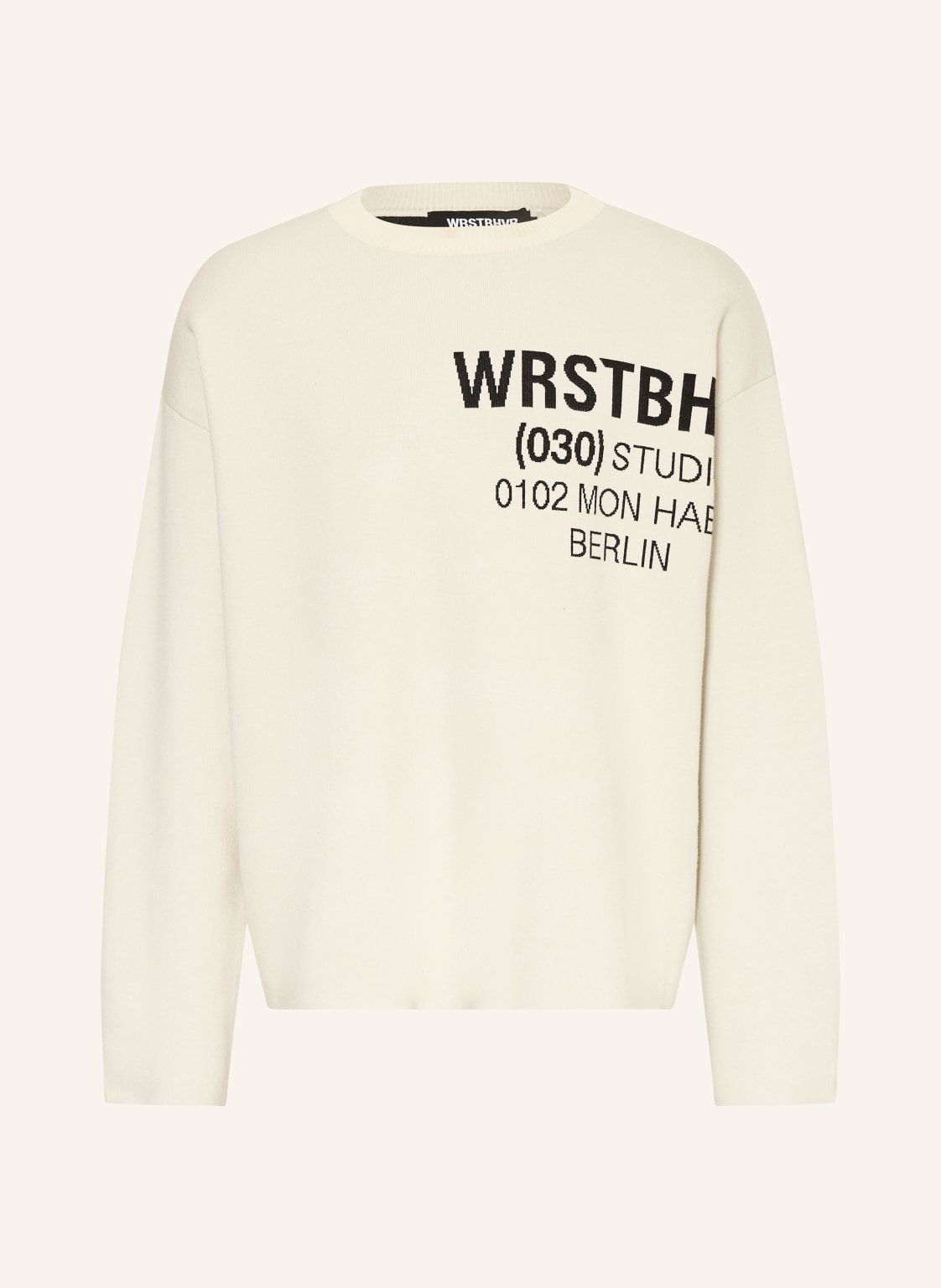 Wrstbhvr Pullover Nieo weiss von WRSTBHVR