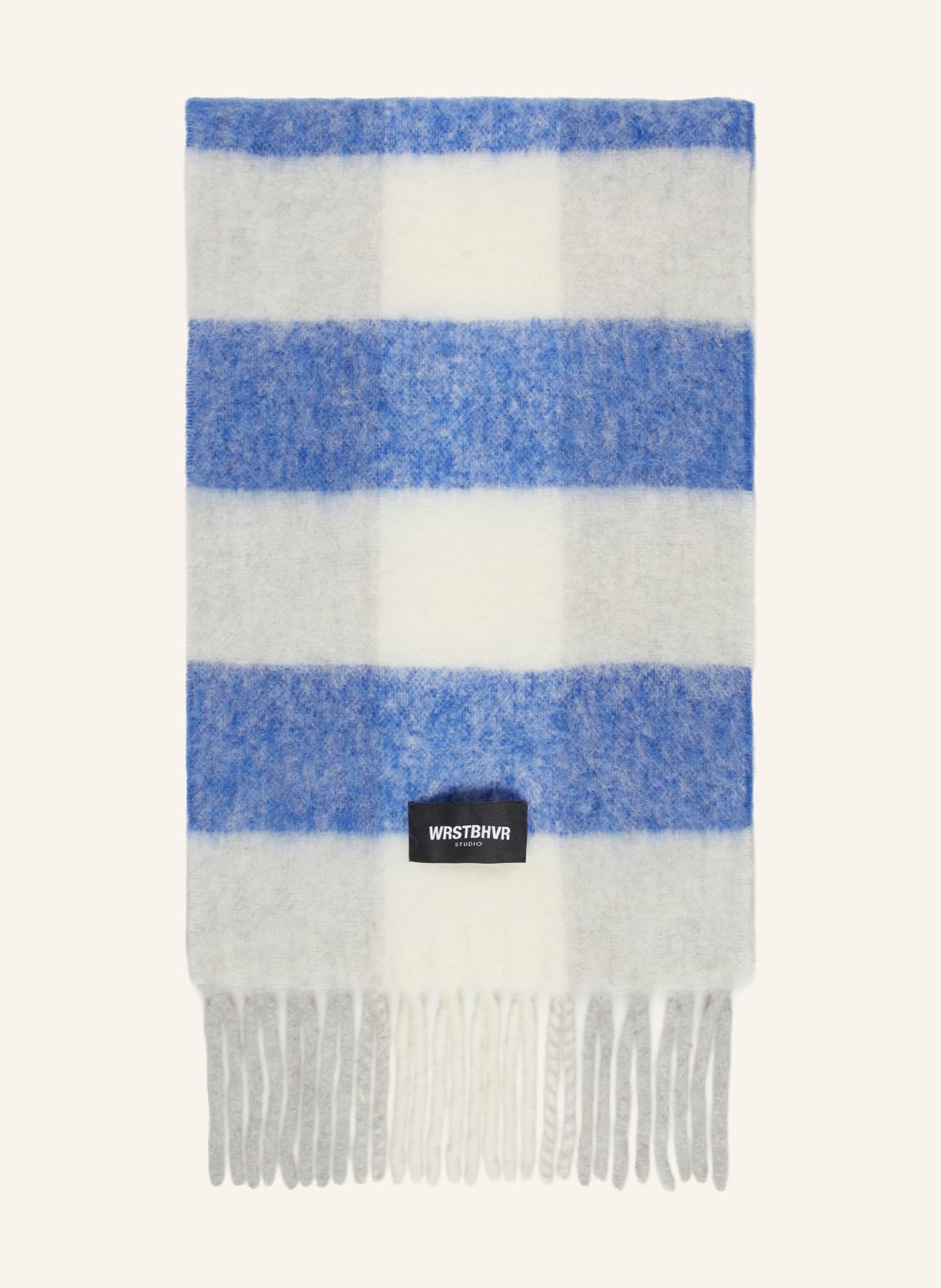 Wrstbhvr Schal Rania Mit Alpaka blau von WRSTBHVR