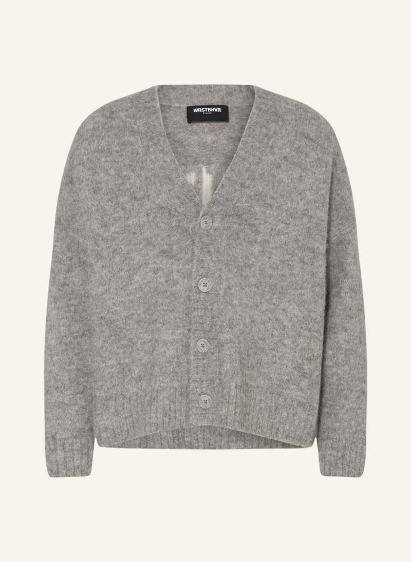 Wrstbhvr Strickjacke Enci Mit Alpaka grau von WRSTBHVR
