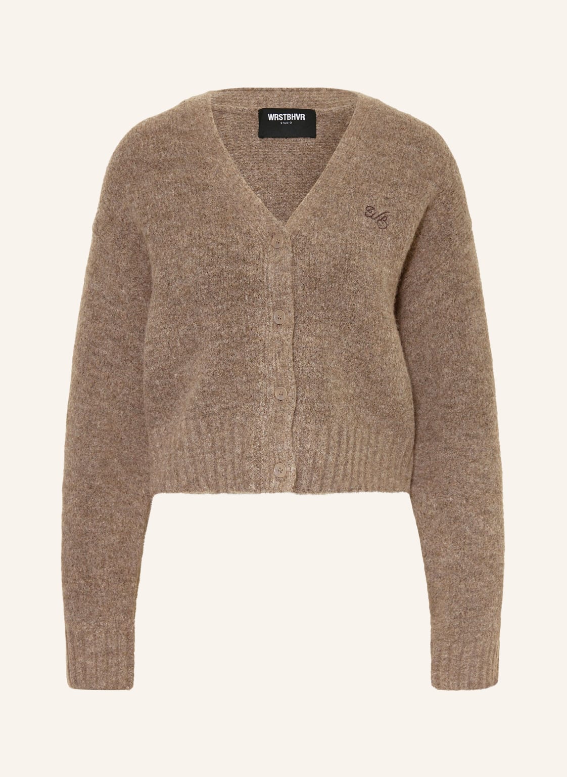 Wrstbhvr Strickjacke Kamilla v2 grau von WRSTBHVR