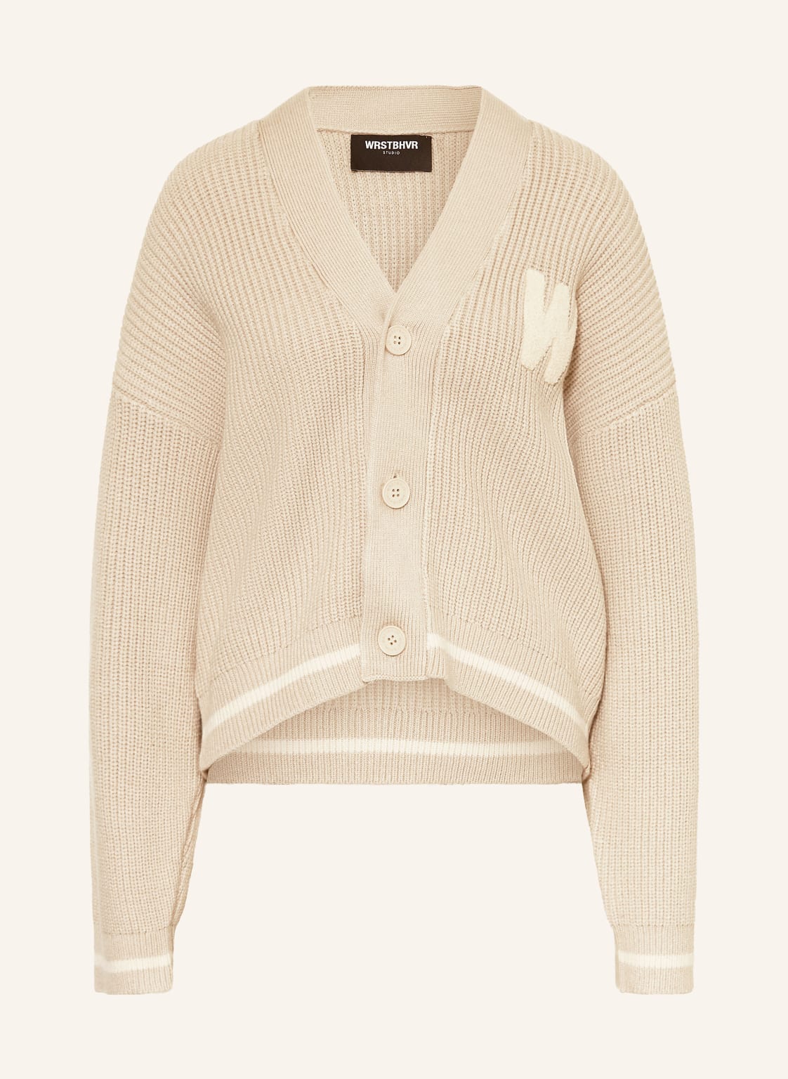 Wrstbhvr Strickjacke Lavo beige von WRSTBHVR