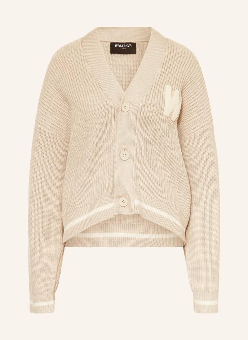 Wrstbhvr Strickjacke Lavo beige von WRSTBHVR