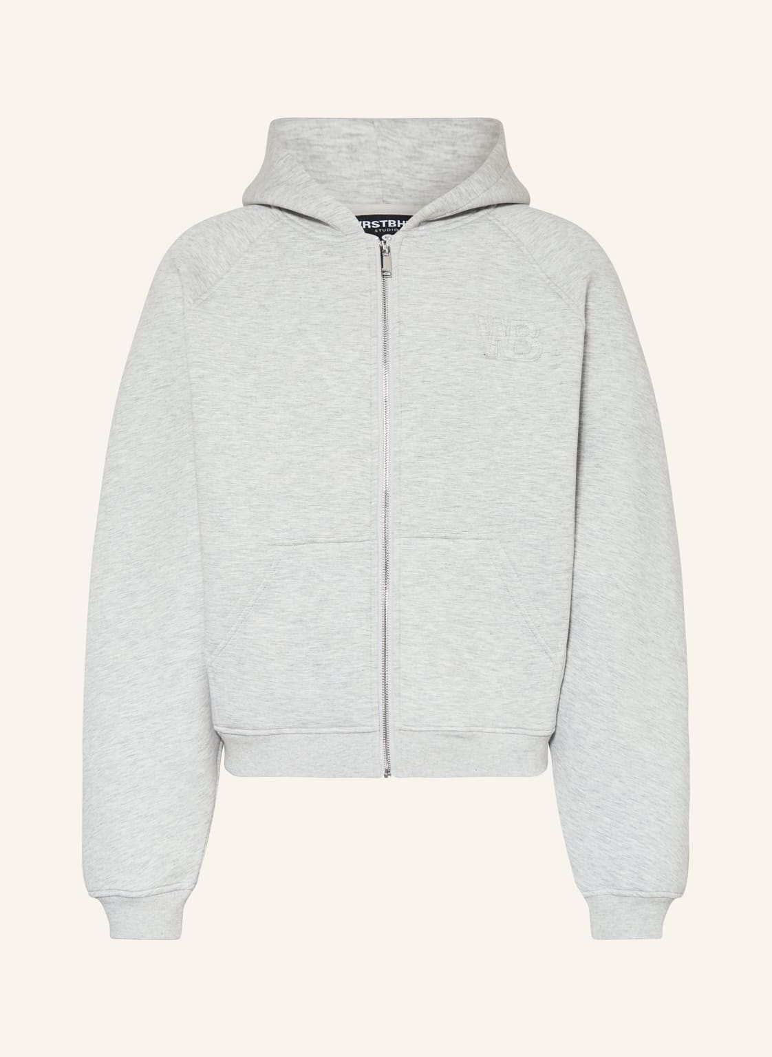 Wrstbhvr Sweatjacke Gruven grau von WRSTBHVR