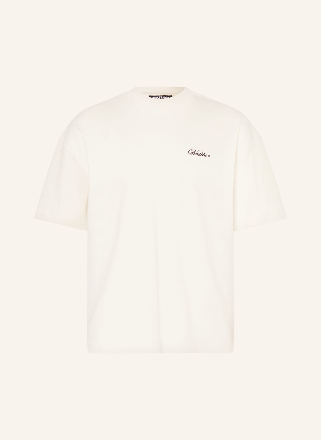 Wrstbhvr T-Shirt Clayton weiss von WRSTBHVR