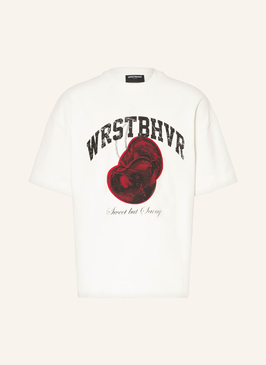 Wrstbhvr T-Shirt Kris weiss von WRSTBHVR