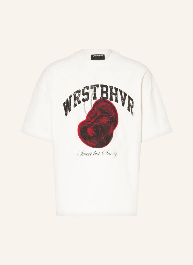 Wrstbhvr T-Shirt Kris weiss von WRSTBHVR