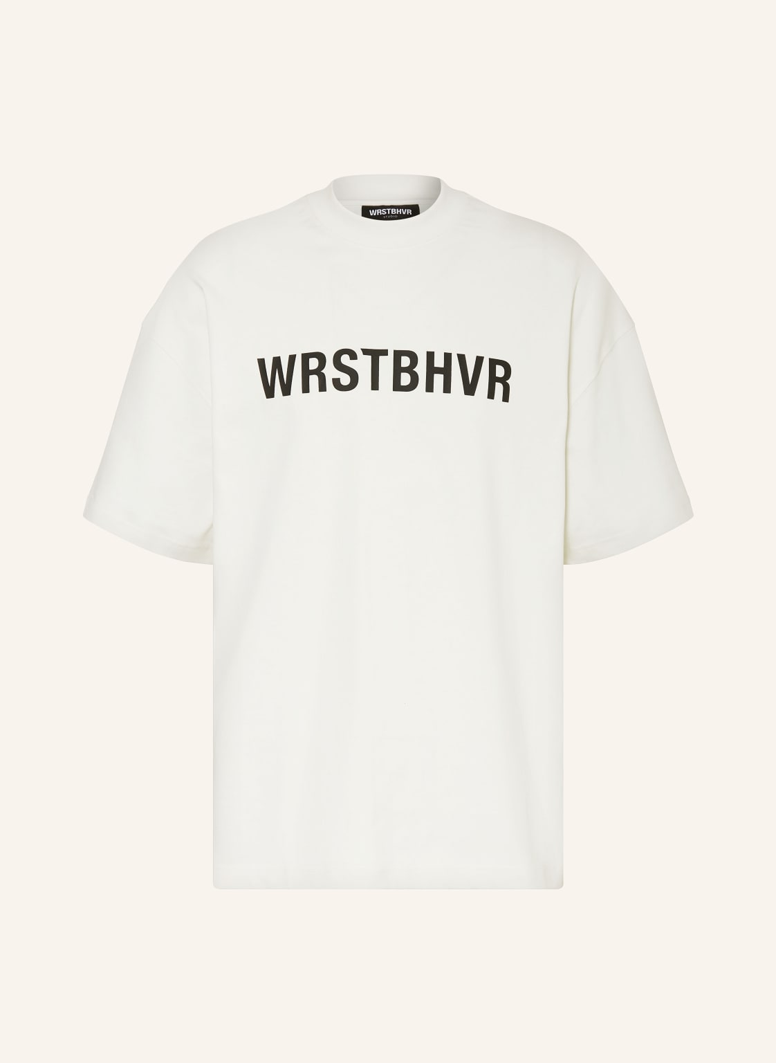 Wrstbhvr T-Shirt Rasmus weiss von WRSTBHVR