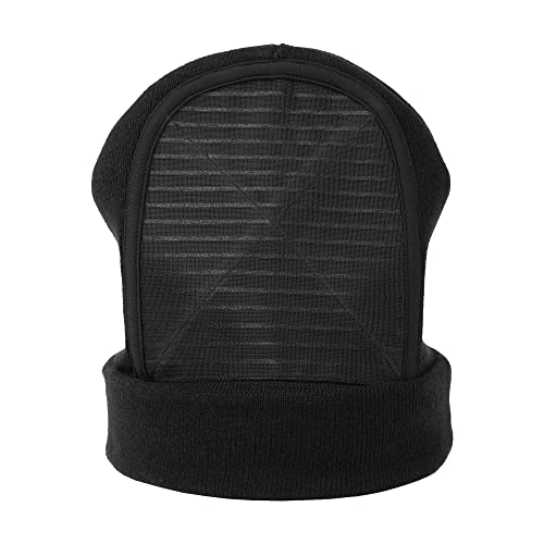 WRTTR Professionelle Boy Cap Gepolsterter Kopf Spin Beanie Strickmütze Baumwolle Spin Hat, schwarz dick, Einheitsgröße von WRTTR