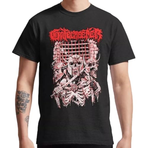 Dark Mask Gatecreeper Music T-Shirt S-3XL Black XXL von WRdrtFTYH