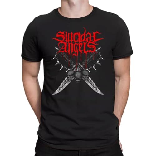 Dark Retro Greats Suicidal Angels S-3XL T-Shirt Black XXL von WRdrtFTYH