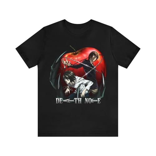 Death Note T-Shirt, Death Note Unisex T-Shirt Black L von WRdrtFTYH
