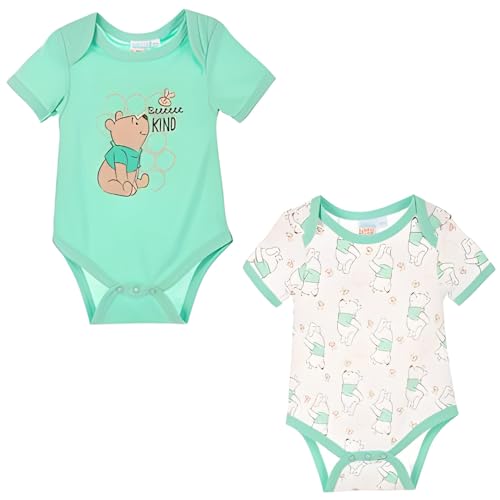 WS-Trend Disney Winnie Puuh Baby 2er-Set Kurzarm-Bodys – 100% Baumwolle – Gr. 68–86, Farbe: Bunt, Größe: 86 WS-Trend Disney Winnie Puuh Baby 2er-Set Kurzarm-Bodys – 100% Baumwolle – Gr. 68–86, Farbe: Bunt, Größe: 86 von WS-Trend