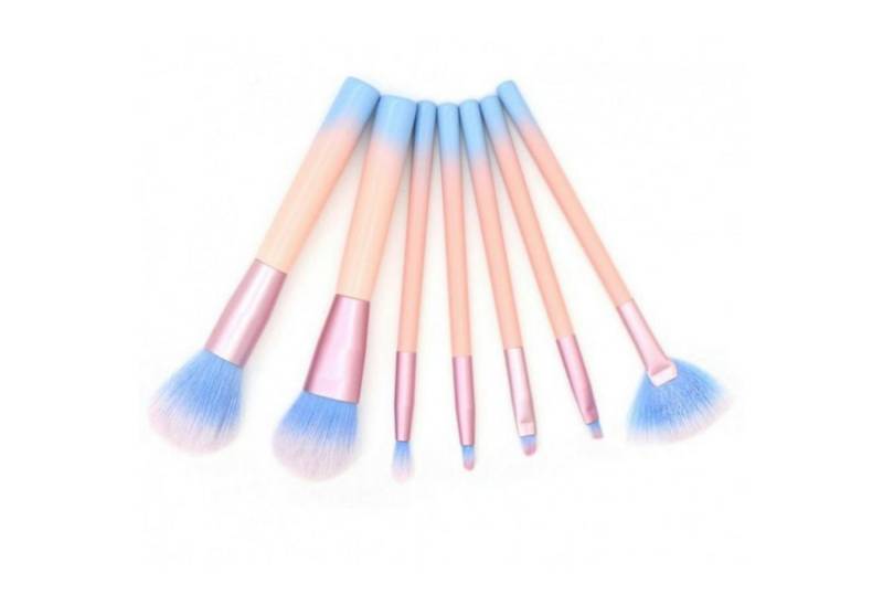 WS-Trend Kosmetikpinsel-Set Exquisites 7- teiliges buntes Make-up, 7 tlg., Pinselset für ein makelloses Finish von WS-Trend