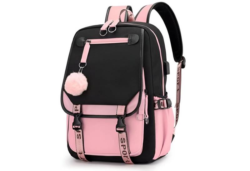 WS-Trend Rucksack Puschel Mädchen Rucksack Backpack Tasche 46 x 29 x 16 cm von WS-Trend