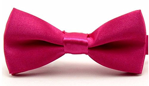 WS Kinderfliege KINDER FLIEGE uni verstellbar VIELE FARBEN (pink) von WS