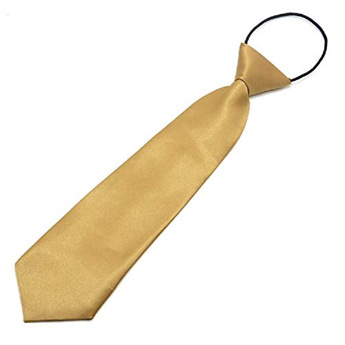 WS Kinder Krawatte Kinderkrawatte Taufe Hochzeit festlich Einschulung (gold) von WS