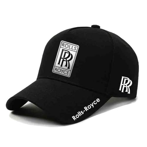 Auto Baseballcap für Rolls-Royce, Einstellbare Outdoor Running Sport Kappe Autofans Hüte Unisex,A Auto Baseballcap für Rolls-Royce, Einstellbare Outdoor Running Sport Kappe Autofans Hüte Unisex,A von WSCDMCC