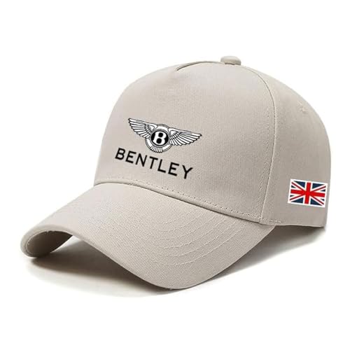 WSCDMCC Auto Baseballcap für Bentley Azure Bacalar Batur Bentayga Brooklands Continental, Einstellbare Outdoor Running Sport Kappe Autofans Hüte Unisex,C von WSCDMCC