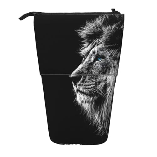 WSHFFILO Ausziehbare Stifttasche mit Löwen-Motiv von WSHFFILO