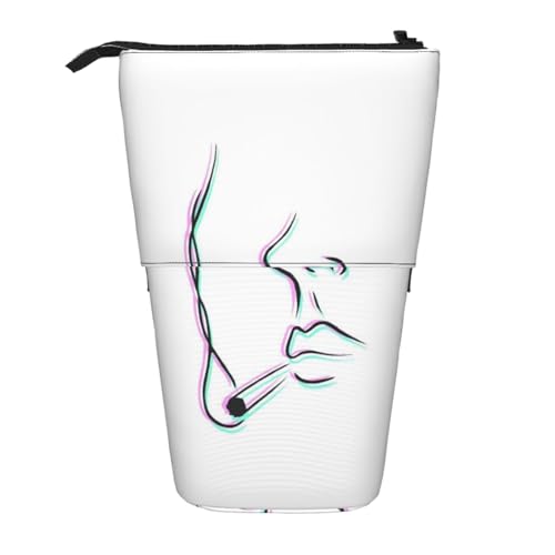 WSHFFILO Ausziehbare Stifttasche mit Rauchermotiv von WSHFFILO